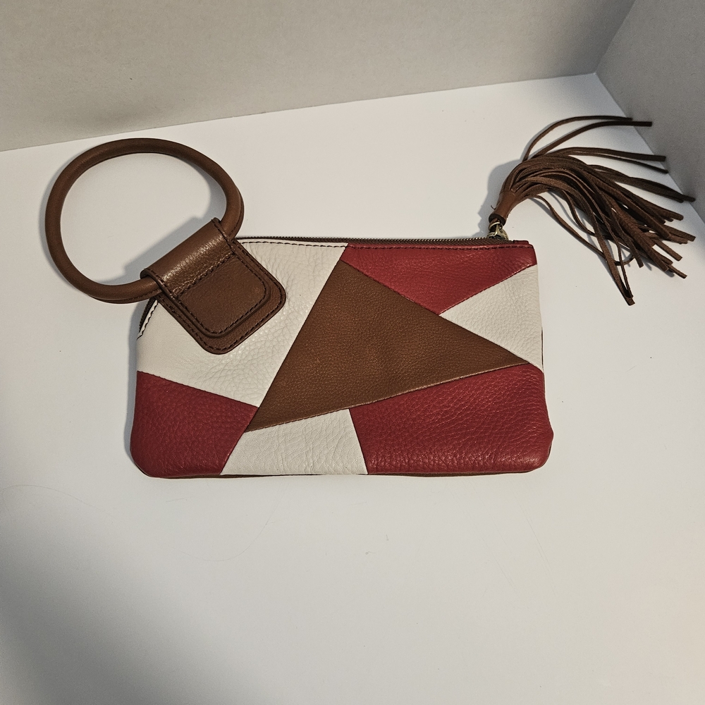 HOBO Red and Brown Clutch